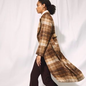 Aritzia Babaton Carlyle Plaid Coat